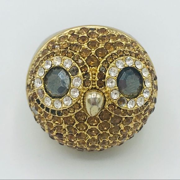 Fossil Jewelry - FOSSIL OWL STAYEMENT RING